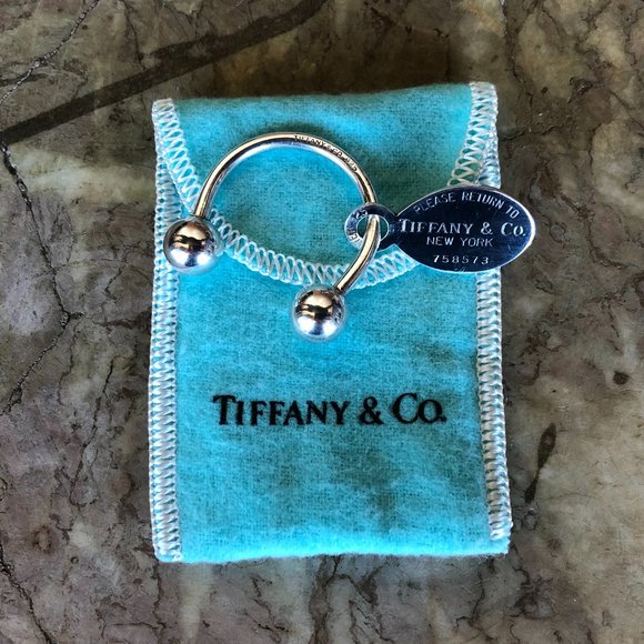 Tiffany & Co. 925 "Return to Tiffany" Key Ring - Picture 2 of 5